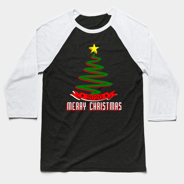 09 - 2020 Merry Christmas Baseball T-Shirt by SanTees